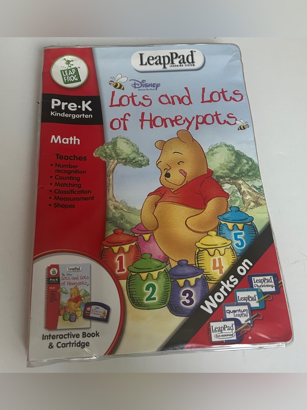 LEAP FROG LEAPPAD PRE-K MATH Disney Winnie the Pooh
